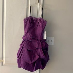 NWT Beaded Strapless Dress
